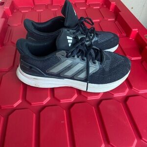 Adidas Black and Yellow Athletic Sneakers